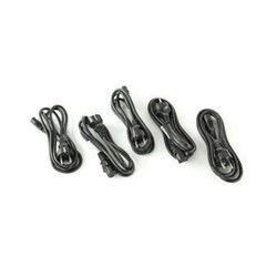 Power Cord, Euro 220V IEC320C13 (set of 5)