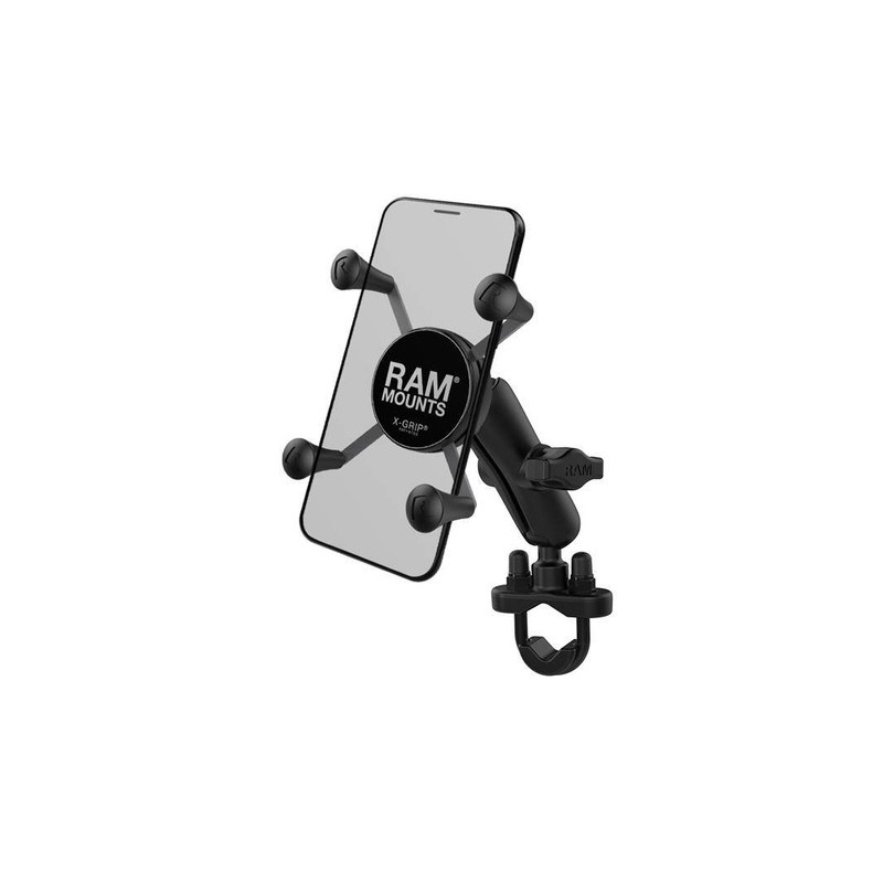 RAM sestava - malý držák X-Grip se středním ramenem a úchytem U-Bolt na průměr 0,50 "až 1,25"