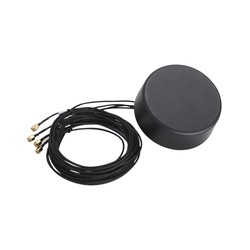Zebra FXR90 4G/5G/GPS Antenna, 1 Meter Cable, 4X SMA Male Connectors, Black
