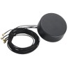Zebra FXR90 4G/5G/GPS Antenna, 1 Meter Cable, 4X SMA Male Connectors, Black
