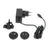 ProClip AC Wall Power Supply, 110-240V 1.3A AC Input ,12V 3A DC Output - 6-Pin Molex, Country Interchangeable Wall Plugs, 5