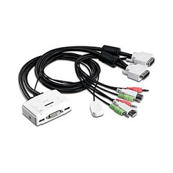 2-PORT DVI AUDIO KVM SWITCH/IN