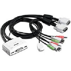TRENDnet 2-Port DVI Audio KVM Switch/IN