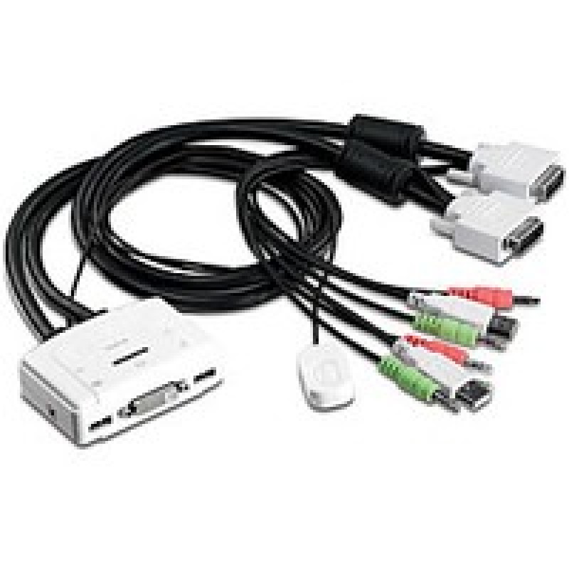 TRENDnet 2-Port DVI Audio KVM Switch/IN