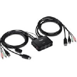 TRENDnet 2-Port 4K DisplayPort KVM/Switch