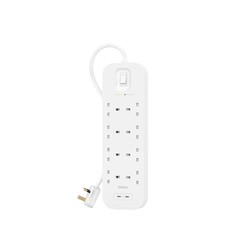 Belkin Power Strip With Overvoltage/Protection 8 Sockets With 2 X US