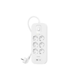 Belkin Socket Strip With Overvoltage/Protection 6 Sockets With 1 X US