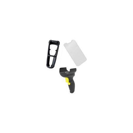 MC22/MC27 Protection kit, inc. snap-on trigger handle, boot for terminal with trigger handle, and 5-pack of tempered glass