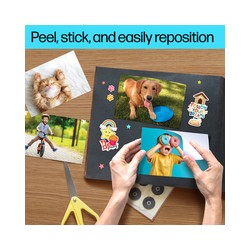 HP PICTURE STICKERS 10X15CM/(101 X 152 MM) 25 SHEETS