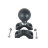 Zebra Rail Base (For 4" OR 12" RAM Arm), 1-1/4" TO 1-7/8"