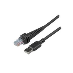 Cable: USB, black, 12V locking, 2.9m (9.5´), straight, host power