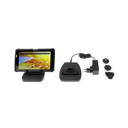 ProClip Single Slot Desktop Charging Dock for Zebra ET40/ET45 8" and 10" With or Without Rugged Boot with Wall AC PS 216249