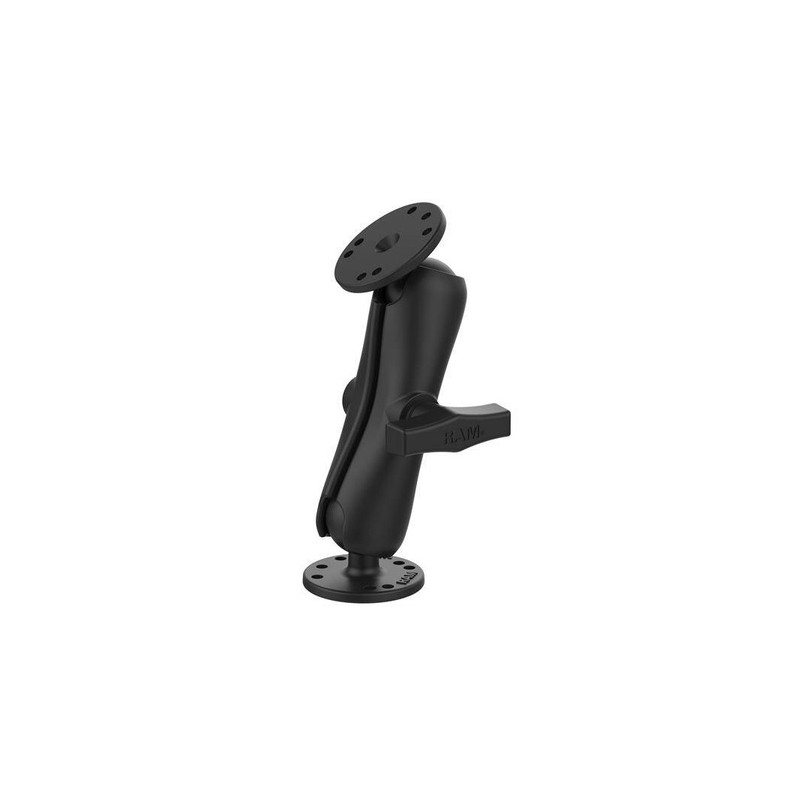 RAM sestava - střední rameno se dvěmi kulatými základnami 2,5" a kulovým kloubem 1,5"