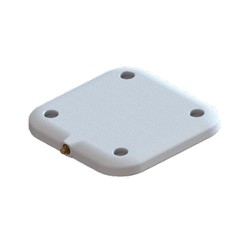 SLIM IP68-RATED RFID ANTENNA FOR INDOOR/OUTDOOR USE, FLUSH MOUNT, 800MHz FREQ. BAND (ETSI), SIZE: 5.9" X 5.9"