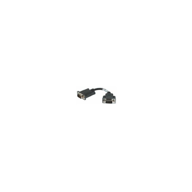 Zebra Cable, Assembly, MM,Cable, DB15M TO DB9M Adapter, 6"