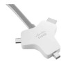 Cisco Multi-Head Cable 2.5 Meters/4K USB-C HDMI miniDP