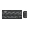 Logitech Pebble 2 Combo TONAL Graphite/Pan 2.4GHZ/BT Nordic-613 Univ.