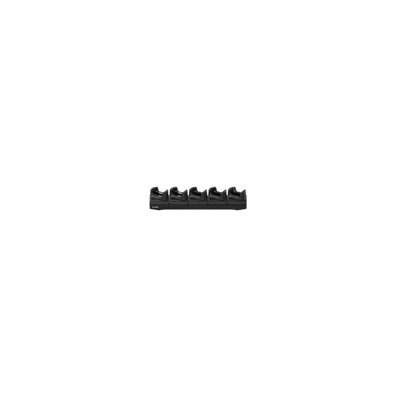 Five-slot Ethernet charge cradle for TC22 / TC27 devices with prot. boot. PWR-BGA12V108W0WW, CBL-DC-381A1-01 and AC cable sold