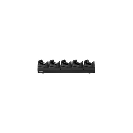 Five-slot Ethernet charge cradle for TC22 / TC27 devices with prot. boot. PWR-BGA12V108W0WW, CBL-DC-381A1-01 and AC cable sold