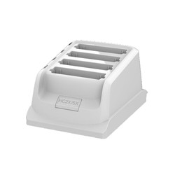 HC2X/HC5X Healthcare user swappable spare white battery cup to charge 4 HC2X/5X Li-ion batteries.