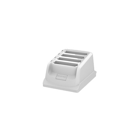 HC2X/HC5X Healthcare user swappable spare white battery cup to charge 4 HC2X/5X Li-ion batteries.