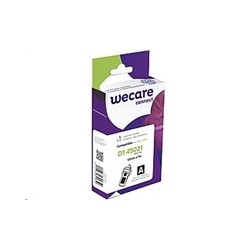 WECARE ARMOR páska pro DYMO S0720610, bílá/černá, 12mm x 7m