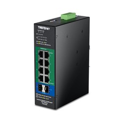 10-PORT INDUSTRIAL GIGABIT L2/2 MANAGED POE+ DIN-RAIL SWITCH