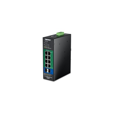 10-PORT INDUSTRIAL GIGABIT L2/2 MANAGED POE+ DIN-RAIL SWITCH