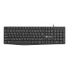 Natec klávesnice Nautilus 2/Drátová USB/CZ-SK layout/Černá