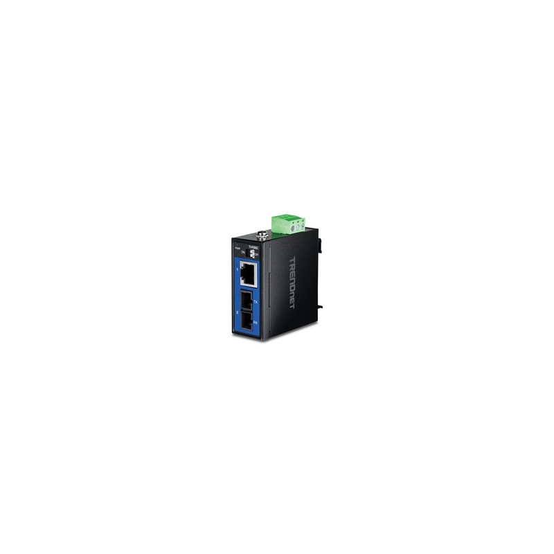 TRENDnet Hardened Industrial 1000BASE-LX/Multi-Mode SC Fiber Converter