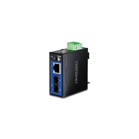 TRENDnet Hardened Industrial 1000BASE-LX/Multi-Mode SC Fiber Converter