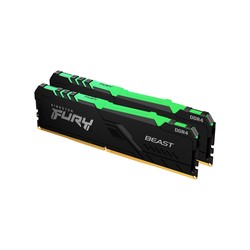 Kingston 32GB DDR4-3600MHZ CL18 DIMM/(Kit OF 2) FURY Beast RGB