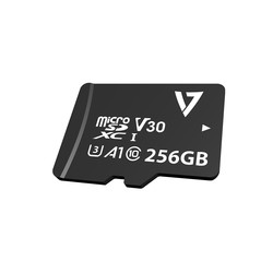 V7 256GB Micro SDXC V30 U3 A1/CL10MAX 95MB/S Read 30MB/S Wrt