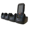 Multi Ethernet Dock, recharges 4 terminals and 4 spare batteries. Power supply included in the box. Power cord ordered