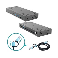 I-TEC USB 3.0 3X 4K DOCK GEN 2/USB 3.0/ C/ TB 3/4 PD100W UK