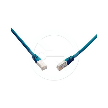 SOLARIX 10G patch kabel CAT6A SFTP LSOH 2m,modrý