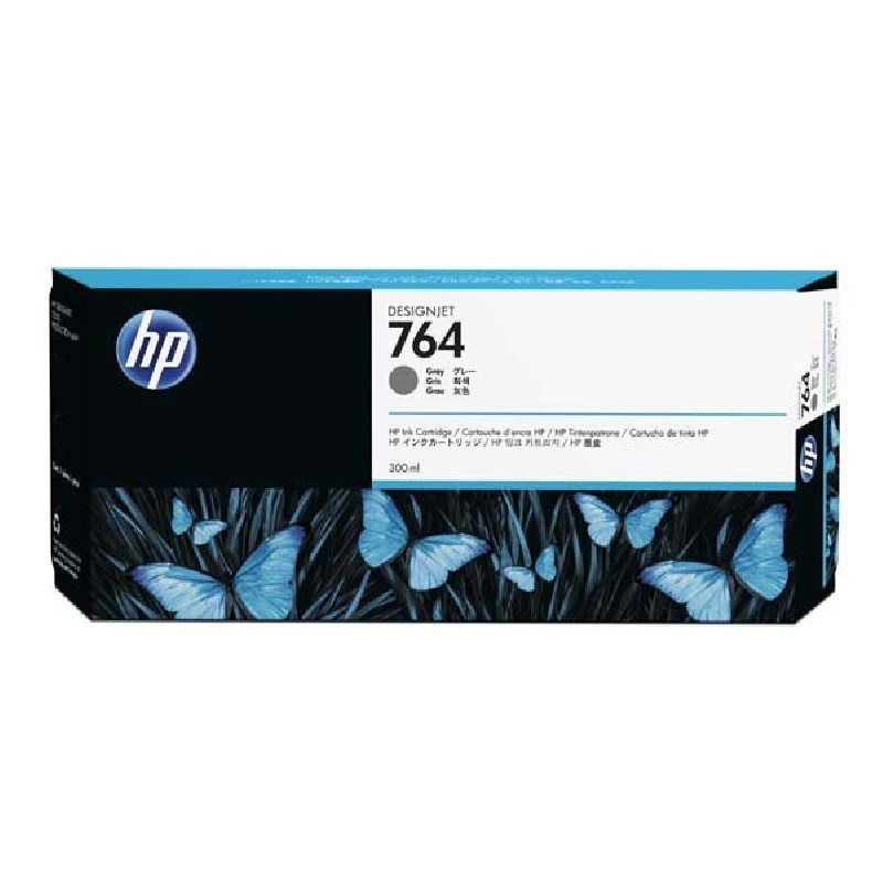 HP Ink Cartridge NO 764 300-ML/Gray