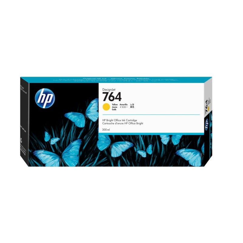 HP Ink Cartridge NO 764 300-ML/Yellow