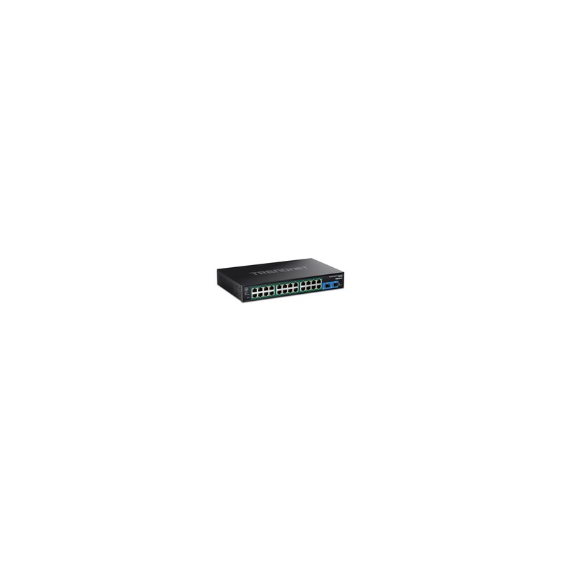 26-PORT HARDENED INDUSTRIAL GB/POE+ RACKMOUNT SWITCH