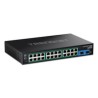 26-PORT HARDENED INDUSTRIAL GB/POE+ RACKMOUNT SWITCH