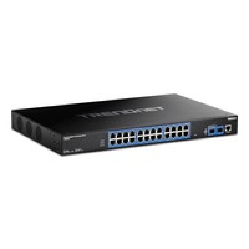 TRENDnet 26-Port Industrial GB L2/Managed Rackmount Switch