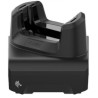 Single-slot charging cradle with USB comm. for TC22/TC27 devices with a boot. PWR-BGA12V50W0WW, CBL-DC-388A1-01, and AC cord