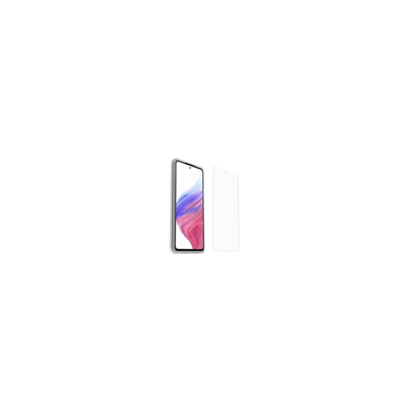OtterBox React + Trusted Glass/Samsung Galaxy A53 5G- Clear