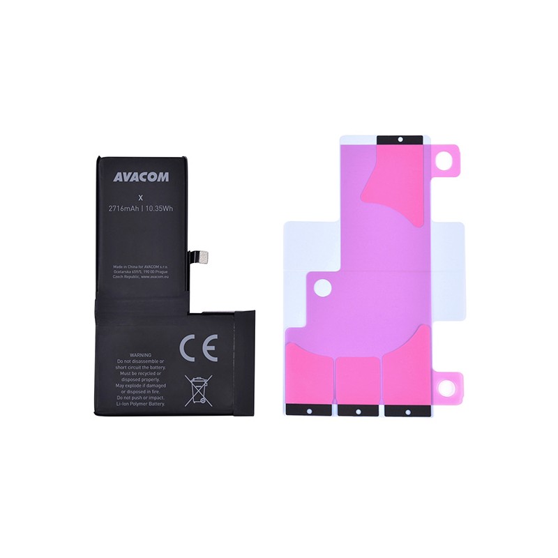 AVACOM baterie pro Apple iPhone X, Li-Ion 3,81V 2716mAh (náhrada 616-00346)