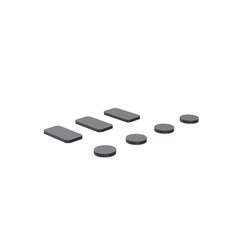 Ergonomic Solutions SPARE Part - Felt Pads U-Frame/Black