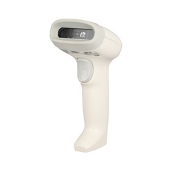 Voyager USB Kit: Tethered, General Duty, 1D/2D, Standard Range, White Scanner 1350G-1, USB Cable, Stand, EU.