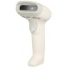 Voyager USB Kit: Tethered, General Duty, 1D/2D, Standard Range, White Scanner 1350G-1, USB Cable, Stand, EU.