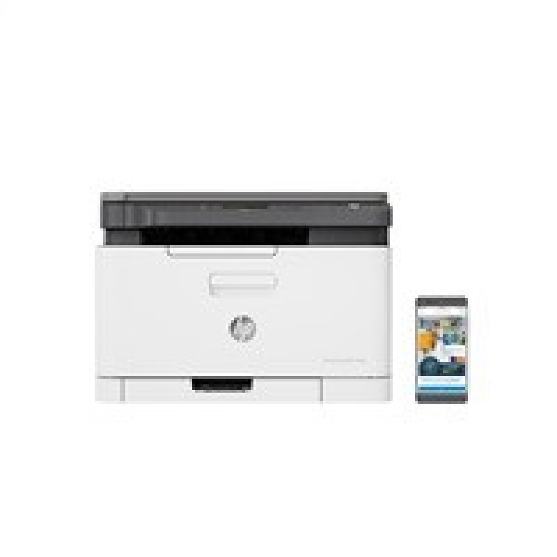 HP Color Laser MFP 178NW (A4,18/4 ppm, USB 2.0, Ethernet, Wi-Fi, Print/Scan/Copy)