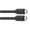AVACOM datový a nabíjecí kabel USB Type-C - USB Type-C, 40cm, černá