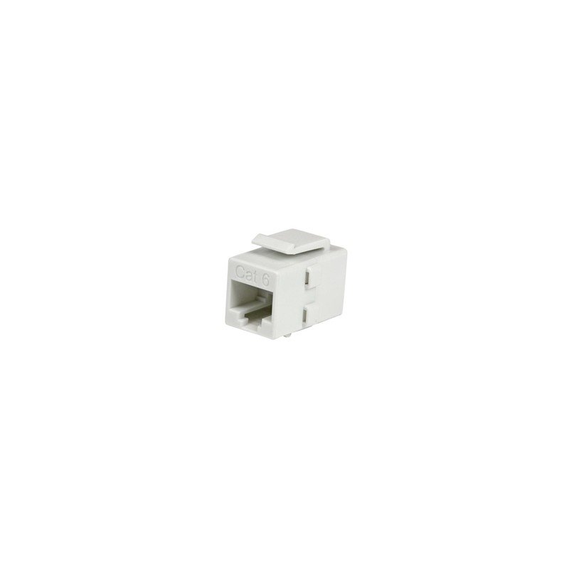 WHITE CAT 6 RJ45 COUPLER/.